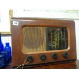 Pye of Cambridge Walnut cased radio