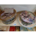 Set of 4 Davenport Potteries Seasons plates and other collectors plates