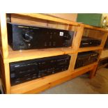 Stacking Hi Fi System inc. Marantz PM6010OSE Amp, Cambridge Audio DAB Tuner, Yamaha Tape player