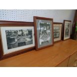 4 Framed prints of Historic bells