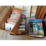 4 Boxes of assorted Records inc. Abba, The Carpenters etc.
