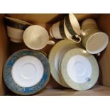 Part Set of Royal Doulton 'Carlyle' pattern tea ware and part set of 'Sonnet' Tea ware