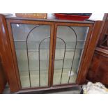 1930s China cabinet on cabriole legs