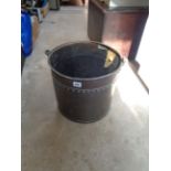 Heavy Copper Coal Bucket