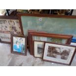 Qty. of assorted prints and pictures inc. Maritime, Royalty etc.