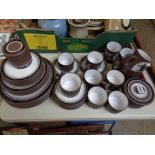 Hornsea Contrast pattern part dinner set