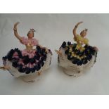 2 Good quality Dresden Spanish Dancing Lady figurines