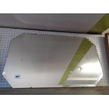 Art Deco Bevel edge mirror