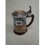 Cased Franklin Mint 'the Official 10 Point Buck Collectors Tankard by Rick Fields