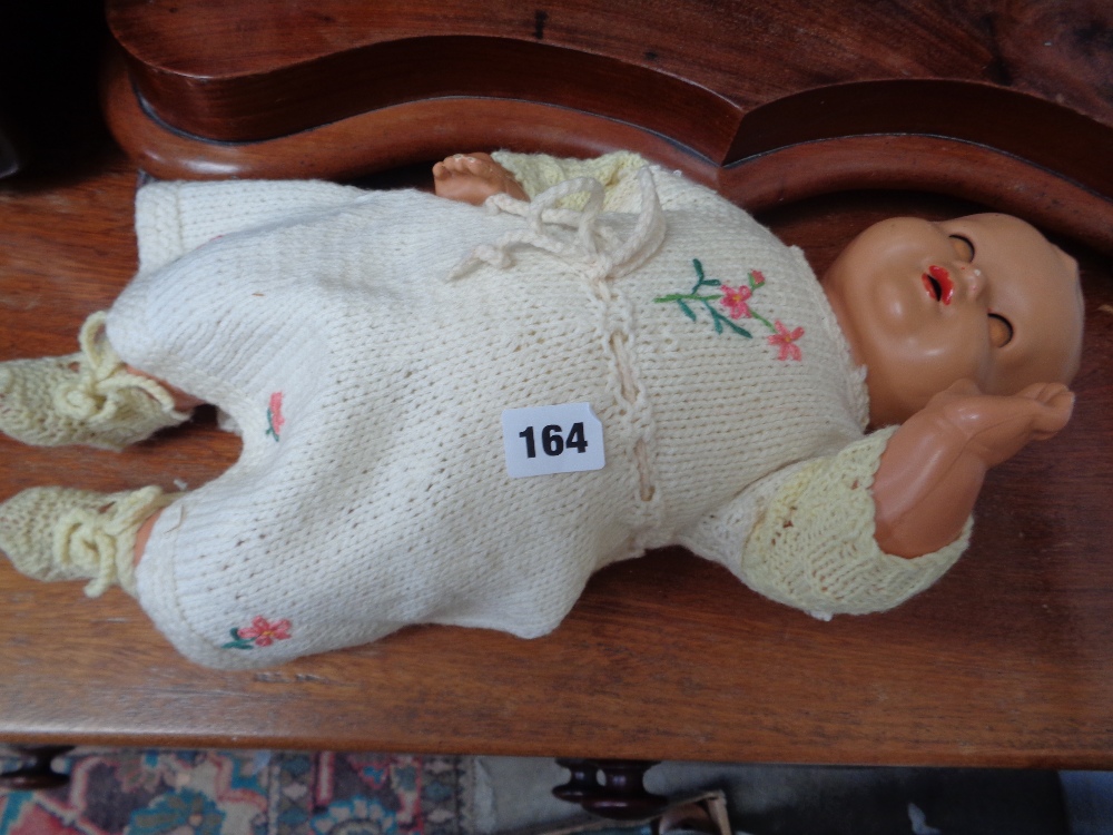 1950s Doll with moving joints marked to back Made in England 45