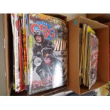 2 Boxes of CBG Motorcycles Magazines