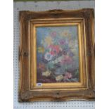 Gilt framed Print of A floral still life by Albert Williams