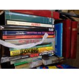 Box of assorted Sporting related Hardback Books