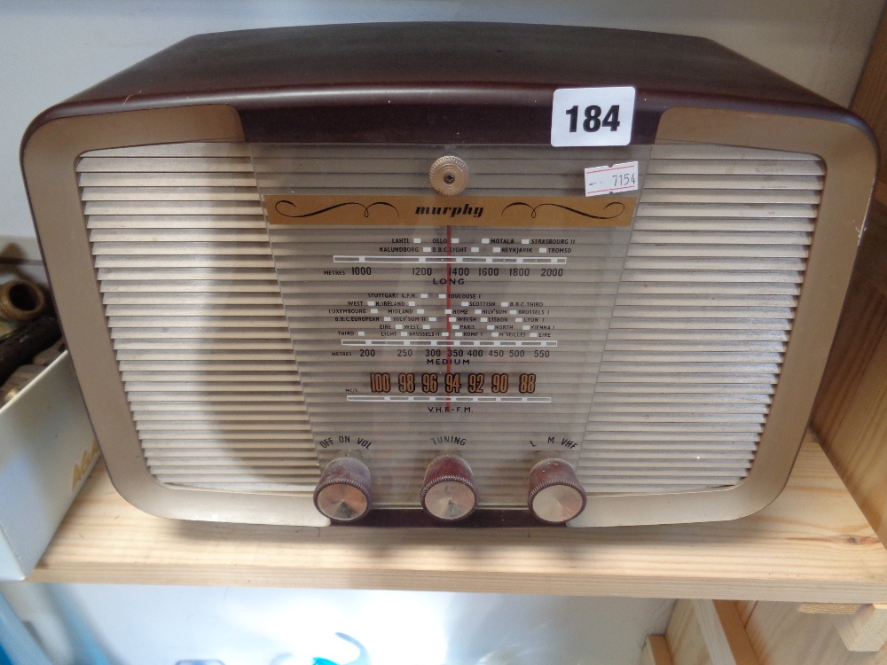 Murphy Type A362 Bakelite cased Radio