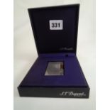 SJ DuPont White metal lighter 18CGP98 Boxed