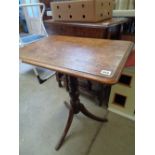 19thc oak Tilt top table on Tripod base