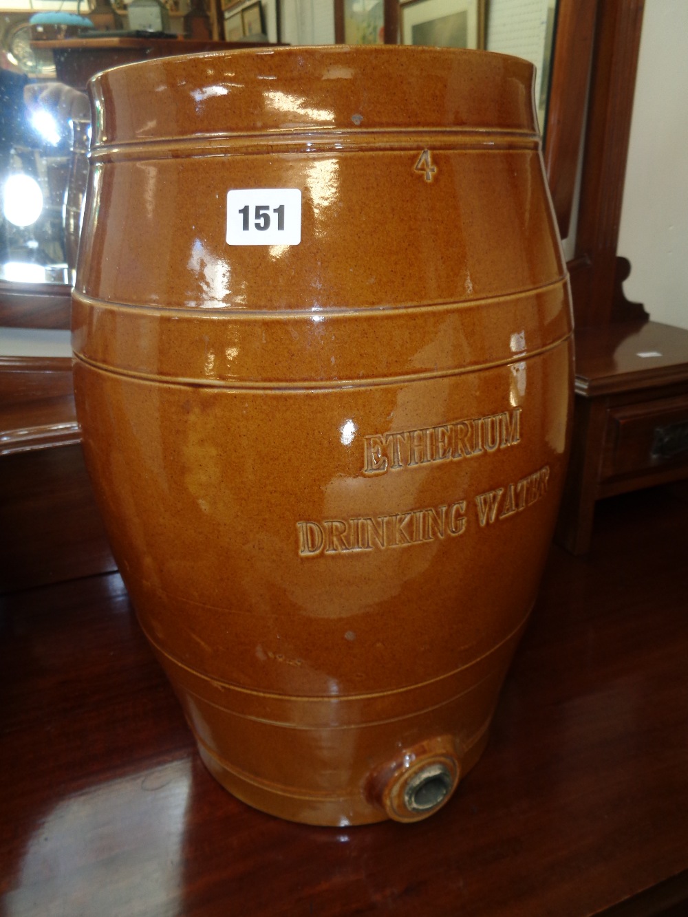 Etherium Drinking Water Glazed barrel
