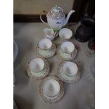 Ashley Bone China Gilded coffee set