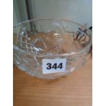 20thC Waterford Crystal fruit bowl