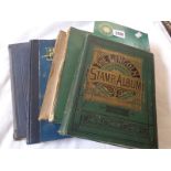 4 Stamp Albums inc. The Lincoln Stamp Album, Strand Stamp Album etc.