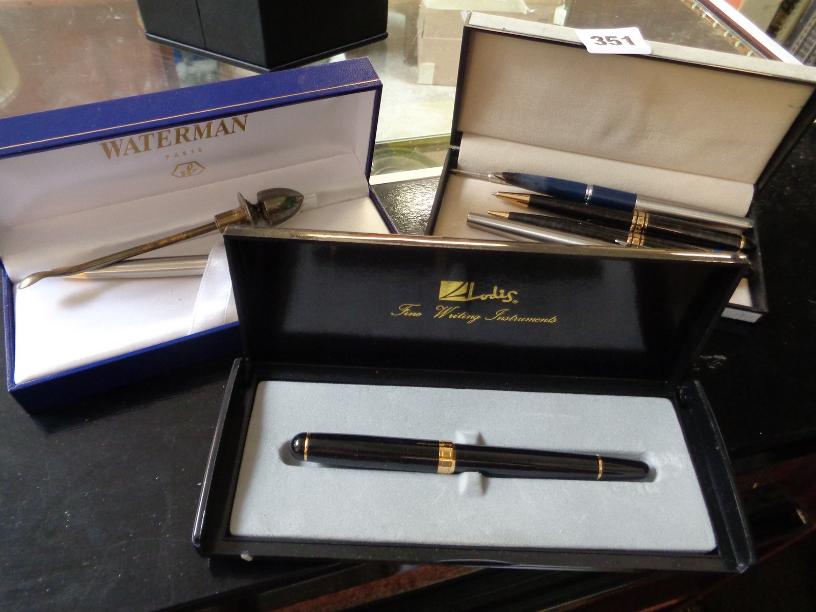 Collection of Pens inc. Boxed Waterman Ball Point etc.