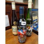 50th Anniversary of end of World War II Bordeaux Superior, Liberation of Alsace Pinot Gri and a