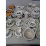 Collection of Portmerion Botanic Garden pottery