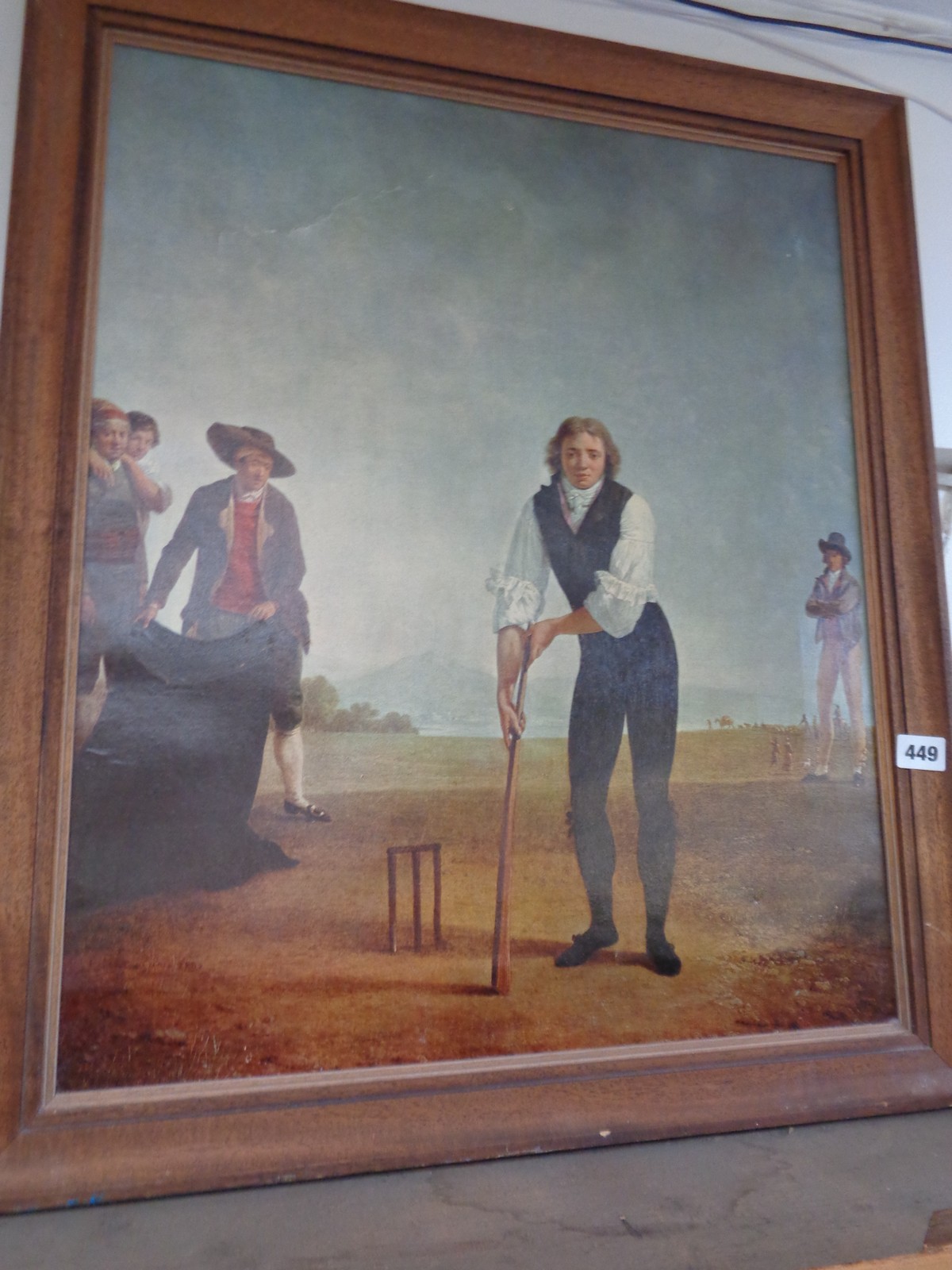 Framed Old Master Print of Cricket