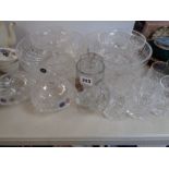 Collection of Crystal and glassware inc. Stuart, Bohemia etc.