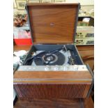 G Marconi Marconiphone record player in walnut case