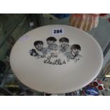 Washington Pottery of Hanley Beatles plate