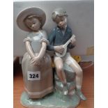 Boxed Lladro figurine entitled 'Adolescence'