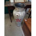 Large Bali Mosaic Vase