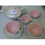 Art Deco Poole Pastel tea for 2 teaset