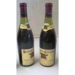 Two bottles Chateauneuf du Pape, 1967.