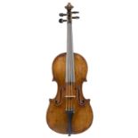 A VIOLIN, ATTRIBUTED TO GIUSEPPE DALL'AGLIO, (fl Mantua, c1795-c1840),  unlabelledlength of back