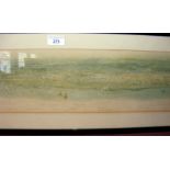 WILLIAM LIONEL WYLLIE - panoramic coloured print of The Solent