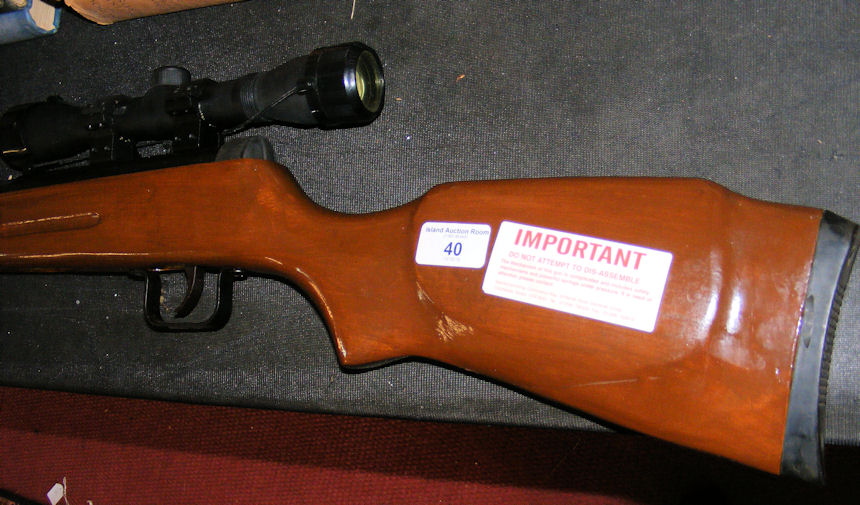 A good quality air rifle with scope