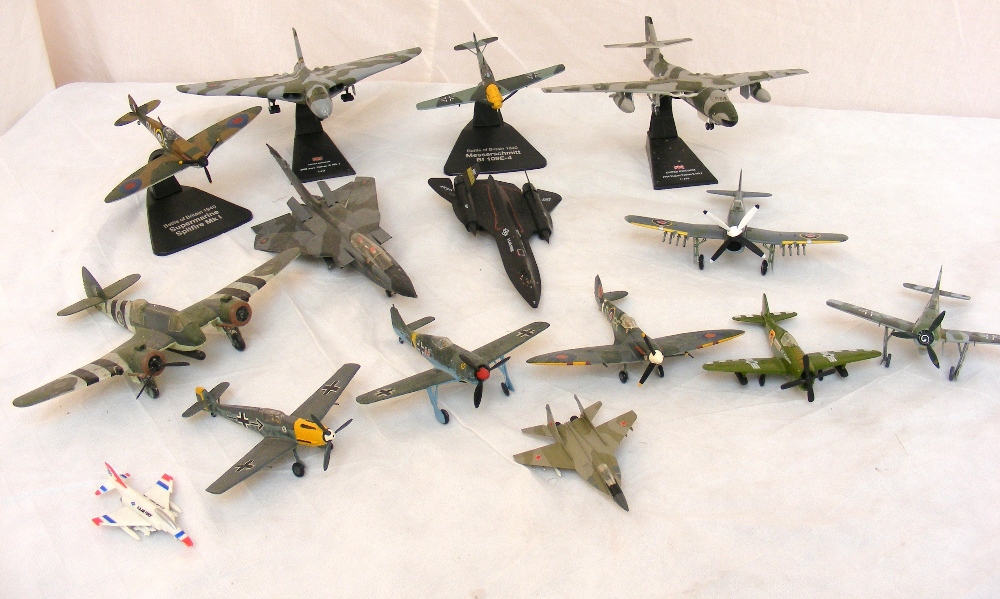 A selection of model air craft.