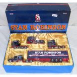 A Corgi Stan Robinson 4 lorry haulage set complete in box in good condition.