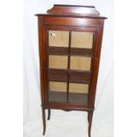 A Victorian inlaid display cabinet stand