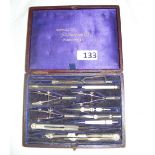 An antique technical drawing set in orig