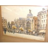 A signed Harry Morley watercolour painti