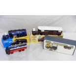 A Corgi Whitbread Horses Seddon Atkinson Horse Transporter Set 27701 in box, A Corgi Heavy Haulage