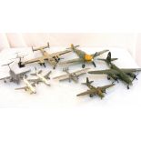 A selection of model air craft.
