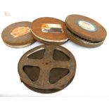 A selection of assorted film reels inclu