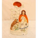 A Staffordshire flat back figurine of Re