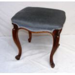 An antique Victorian foot stool. CONDITION REPORT: Note: we do not offer an in house postage