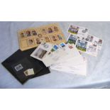 A collection of stamps & first day covers. CONDITION REPORT: Note: we do not offer an in house