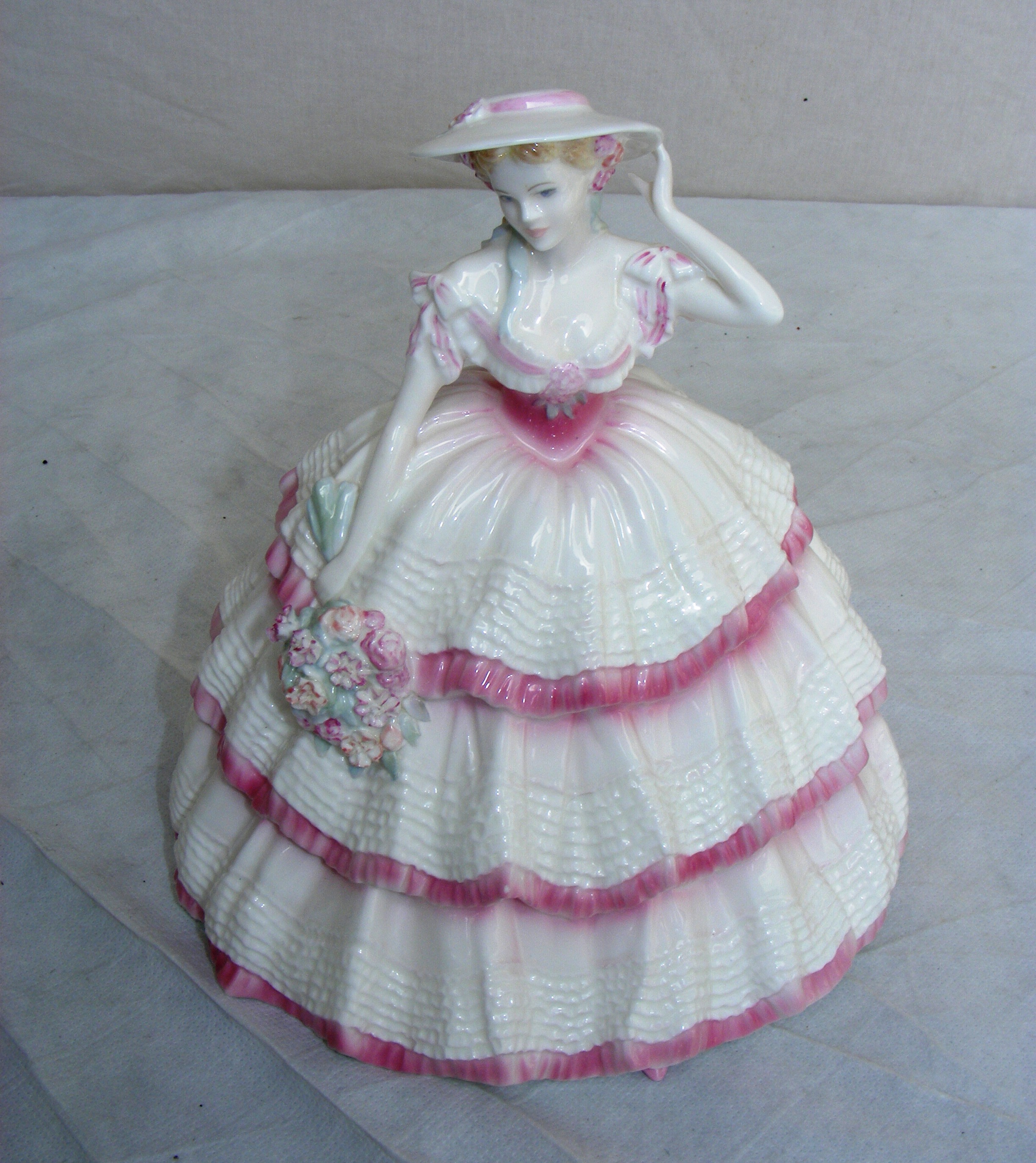 A Coalport figurine entitled "Carnation" from "The Four Flowers Collection" limited edition 8447/ - Image 2 of 4